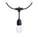 SATCO/NUVO 60 Foot LED String Light [24] S14 Lamps 2200K 120V Non-Dimmable Black Wire (S8032R1)