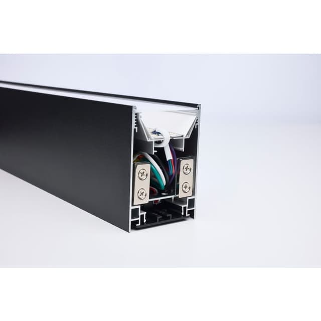 SATCO/NUVO 2 Foot LED Connectable Linear Strip Up And Down Wattage/CCT Selectable 15W/20W/25W 3000K/4000K/5000K 120-347V 80 CRI Dimmable Black (65-1280)