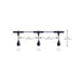 SATCO/NUVO 24 Foot Smart LED String Light With Starfish Technology [12] S14 Lamps RGBTW 120V Dimmable Black Wire (S11190)