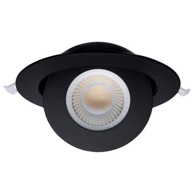 SATCO/NUVO 6 Inch LED Smart Directional Low-Profile Downlight 15W 1250Lm 120-277V 90 CRI 36 Degree Beam Angle Black Trim (S11296R1)