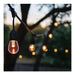 SATCO/NUVO 24 Foot LED String Light [12] S14 Lamps RGBTW 120V Dimmable Black Wire Infrared Remote (S8031R1)