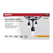 SATCO/NUVO 24 Foot LED String Light [12] S14 Lamps 2700K 120V Non-Dimmable Black Wire (S8020R1)