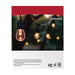 SATCO/NUVO 24 Foot LED String Light [12] S14 Lamps RGBTW 120V Dimmable Black Wire Infrared Remote (S8031R1)