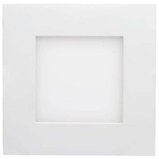 SATCO/NUVO 10W LED Direct Wire Downlight Edge-Lit 4 Inch CCT Selectable 2700K/3000K/3500K/4000K/5000K 90 CRI Dimmable 120V Square Remote Driver White (S11829R1)