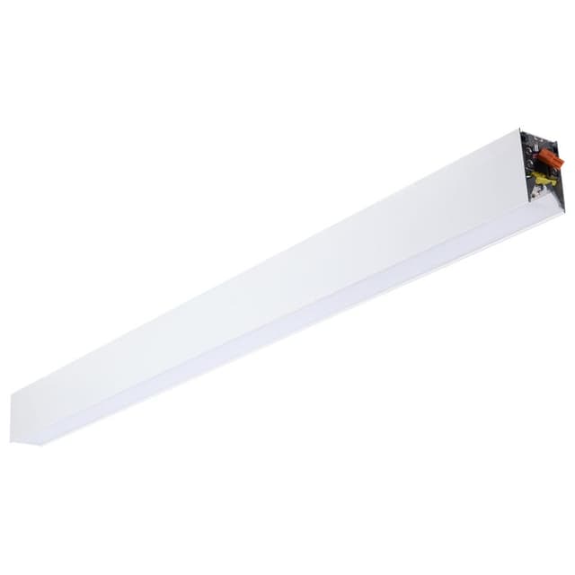SATCO/NUVO 4 Foot LED Connectable Linear Strip Up And Down Wattage/CCT Selectable 30W/40W/50W 3000K/4000K/5000K 120-347V 80 CRI Dimmable White (65-1181)