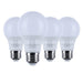 SATCO/NUVO 9W A19 LED Medium E26 Base CCT Selectable 2700K/3000K/3500K/4000K/5000K 120V 90 CRI Non-Dimmable White 4-Pack (S11775R1)