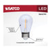 SATCO/NUVO 1W LED String Light Replacement S14 Lamp Medium E26 Base 60Lm 2200K 120V Non-Dimmable Clear 4-Pack (S8027R1)