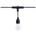 SATCO/NUVO 48 Foot Smart LED String Light With Starfish Technology [15] S14 Lamps RGBTW 120V Dimmable Black Wire (S11191)