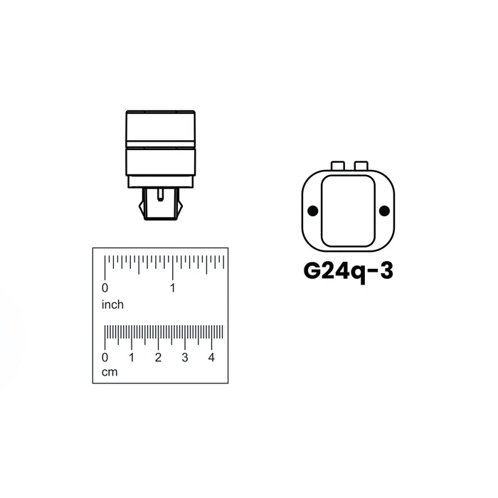 Feit Electric 10W [26W Equivalent] Soft White 2700K G24Q-3 4-Pin Direct Replacement Type A PL Replacement LED Bulb (BPPLD26E827LEDG2HDRP)