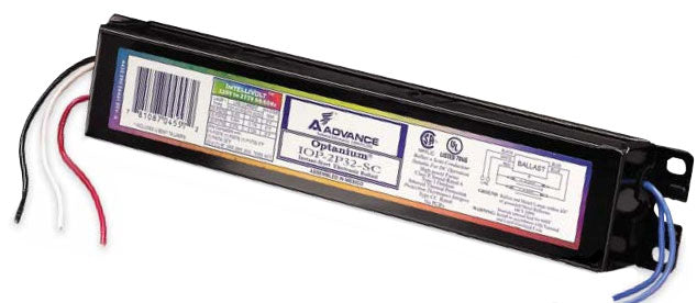 Advance IOPA2P32N35I Instant Start Electronic Fluorescent Optanium Ballast For F32T8/ES Lamps Run At 120-277V (913701216301)