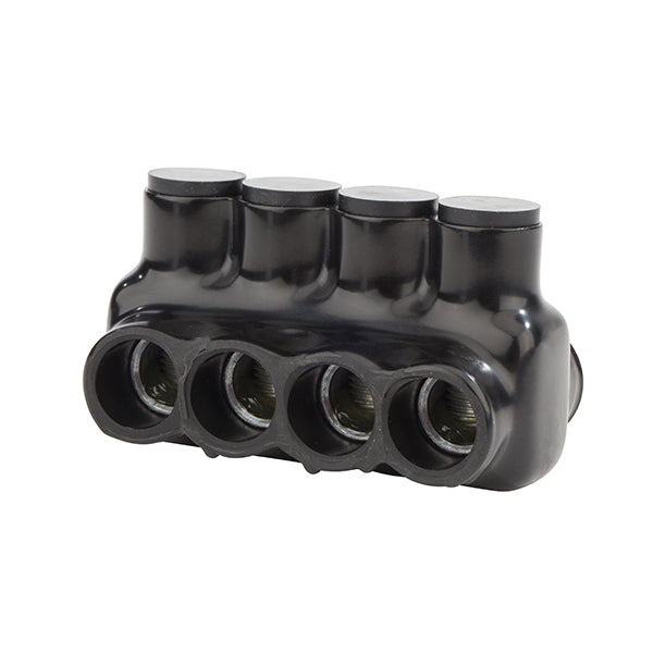 NSI 350 MCM-6 AWG Polaris Insulated Multi-Tap Connector 4-Port Dual Sided Entry-3 Per Pack (IPLD350-4)