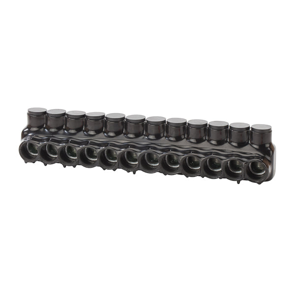 NSI 3/0-6 AWG Polaris Insulated Multi-Tap Connector 12 Port Dual Sided Entry-2 Per Pack (IPLD3/0-12)