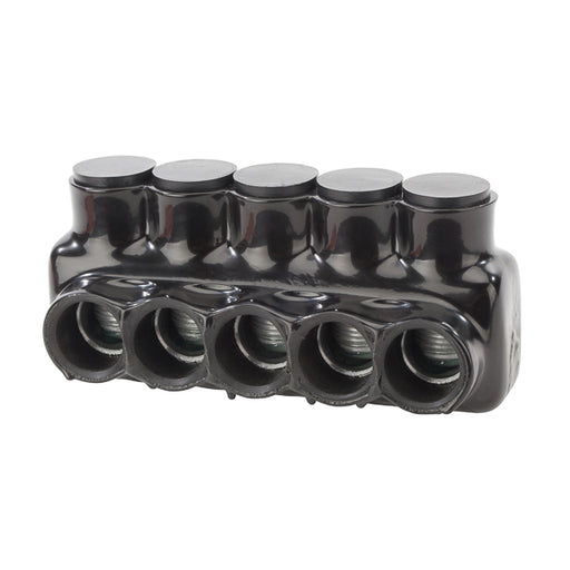 NSI 500 MCM-4 AWG Polaris Insulated Multi-Tap Connector 5 Port Dual Sided Entry-2 Per Pack (IPLD500-5)