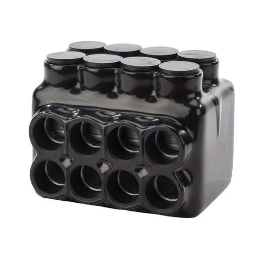 NSI 750-250 MCM Stacked Polaris Insulated Multi-Tap Connector 8-Port Double Sided Entry (IPLDS750-8)