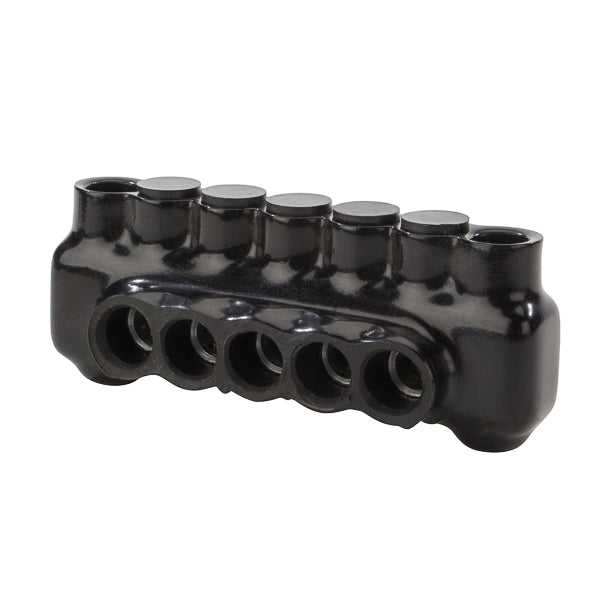 NSI 1/0-14 AWG Polaris Insulated Multi-Tap Connector 5 Port Single Sided Entry And Mountable-4 Per Pack (IPLM1/0-5)