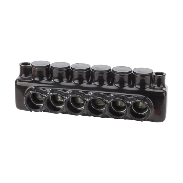 NSI 600 MCM-6 AWG Polaris Insulated Multi-Tap Connector 6 Port Dual Sided Entry And Mountable-2 Per Pack (IPLMD600-6)
