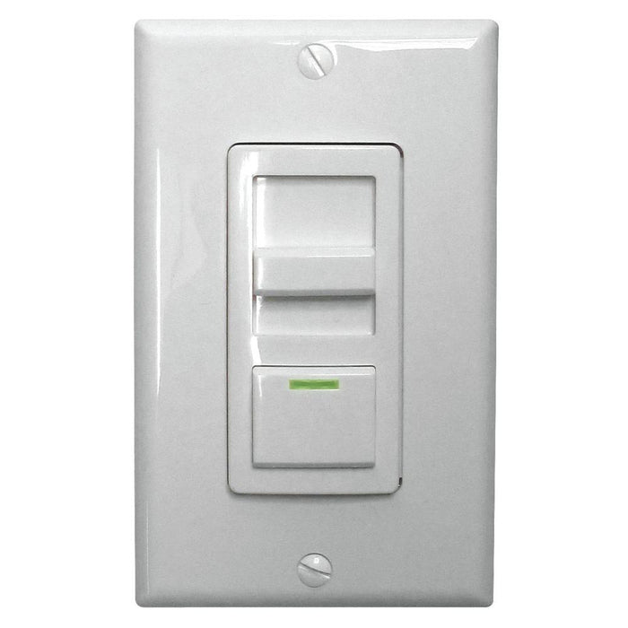 Lithonia Compact Fluorescent White Sliding Wall Box Dimmer 277V 3-Way 1-Pole 1200W (ISD-1200-ADEZ-227-WH)
