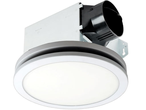 Delta Breez 80 CFM Fan/Dimmable Rounded Edge-Lit LED Light Adjustable Color Temperature (ITG80RLED-ADJ)