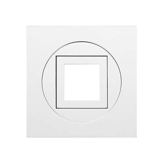 NICOR 4 Inch White Square Recessed LED Downlight CCT Selectable 2700K/3000K/3500K/4000K/5000K 93 CRI 120V White (DQR4MA2120S9WH)