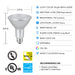 Feit Electric 8.3W [75W Equivalent] Bright White 3000K E26 Base PAR30 Dimmable Enhance Reflector LED Bulb 2-Pack (PAR30LDM/930CA/2)