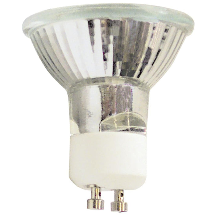 Standard 50W MR16 Halogen 120V Twist And Lock (GU10) Base Covered Glass Flood Bulb EXN (JDR-9825P)