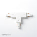 Juno T Shape Track Connector White (T25WH)