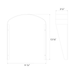 RAB Cobrahead KAI Roadway Lights Wattage/CCT Selectable 150W To 200W Front Side Shield Roadway Gray (KAI-150/200FSG)