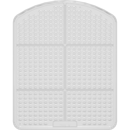 RAB Cobrahead KAI Roadway Lights Wattage/CCT Selectable Type III Lens Kit 150W To 200W (KAI-150/200LENS3T)