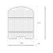 RAB Cobrahead KAI Type II Lens Kit 70W To 100W (KAI-70/100LENS2T)