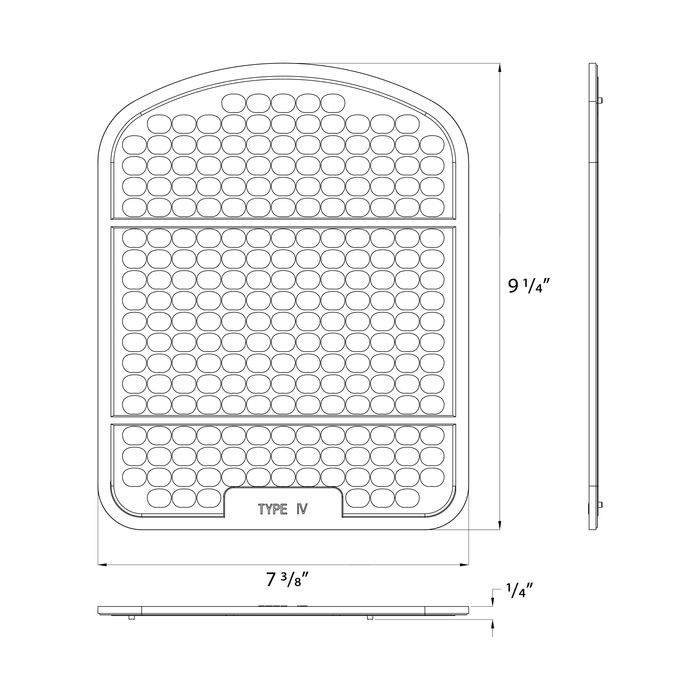 RAB Cobrahead KAI Type IV Lens Kit 70W To 100W (KAI-70/100LENS4T)