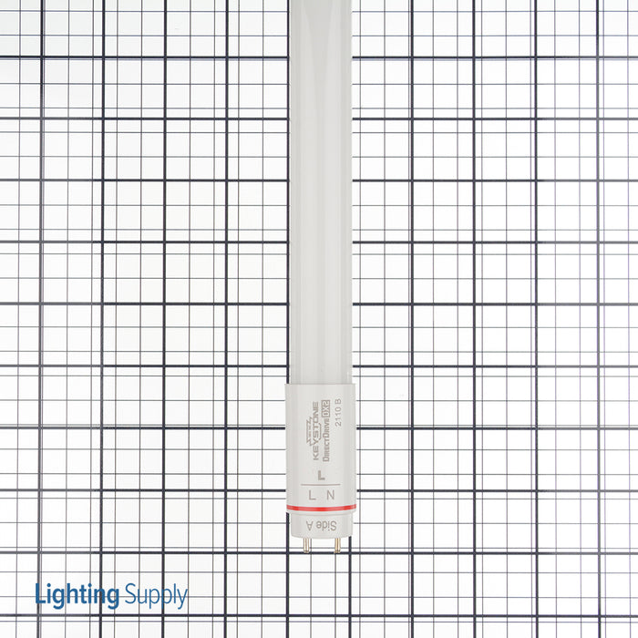 Keystone 14.5W 1900Lm 5000K 240 Foot Beam Angle Ballast Bypass LED Tube (KT-LED14.5T8-48G-850-DX2-CP)