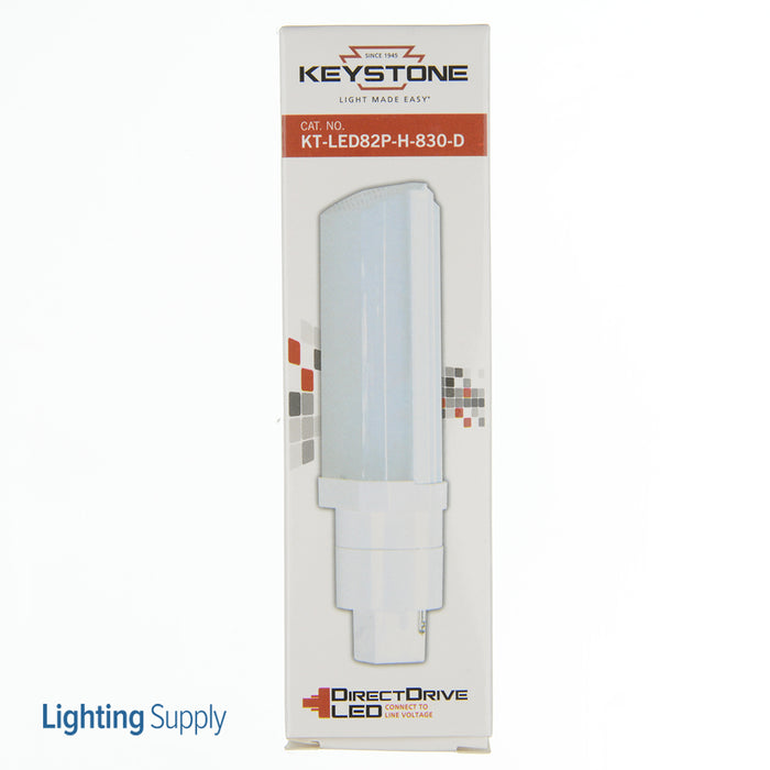 Keystone 8W 2-Pin LED Horizontal 3000K Direct Drive (KT-LED82P-H-830-D-DP)