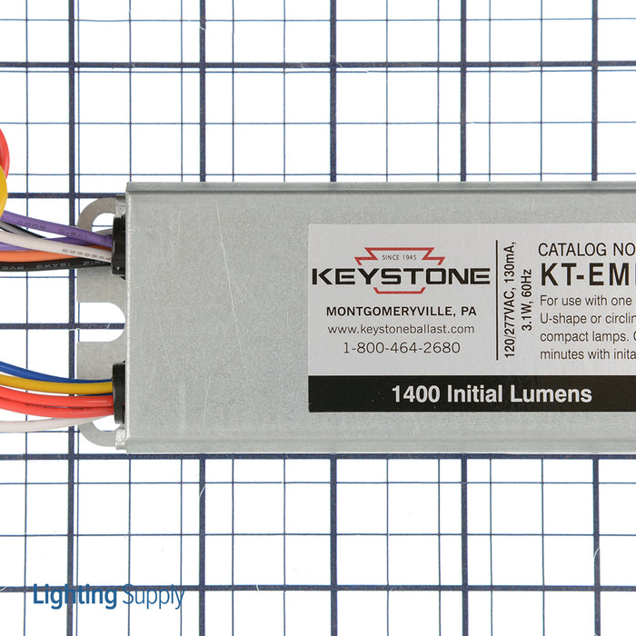 Keystone Emergency Ballast 1400 Lumens Input Volts 120/277V 60Hz (KT-EMRG-1400-SL /B-DP)