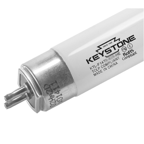 Keystone F14T5 85 CRI High Efficiency Lamp 2 Foot Fluorescent T5 5000K (KTL-F14T5-850-HE-DP)
