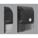 Keystone LED Wall Pack 50-70W Equivalent 20W 2700Lm Small/Entryway Style Housing Built In Photocell Black Housing 0-10V Dimming (KT-WPLED20-S1-8CSB-VDIM-B)
