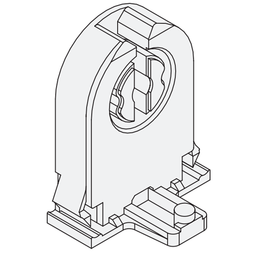 Keystone KT-SOCKET-T8-U-S Un-Shunted Short T8 Socket — Lighting Supply
