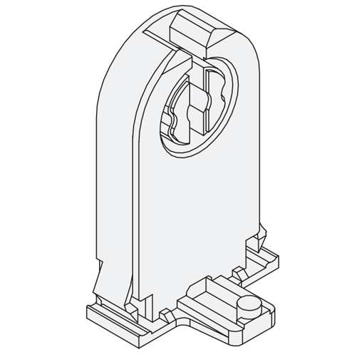 Keystone KT-SOCKET-T8-U-T Un-Shunted Tall T8 Socket — Lighting Supply
