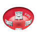 Edwards Signaling Ceiling Cover Red Fire Marking Visual (EGCVRF-CVR)