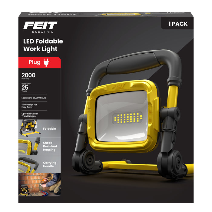 Feit Electric 2000Lm Plug-In Foldable LED Work Light (WORK2000XLPLUGFOLD)