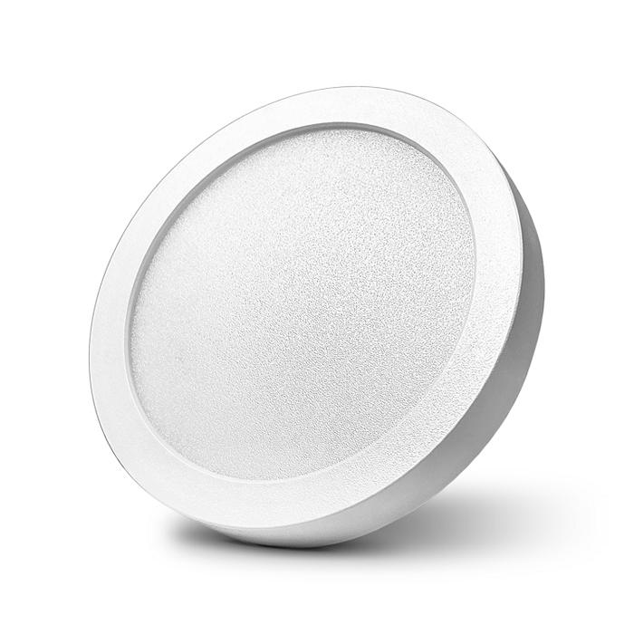 Leviton 5 Inch Round Surface Mount Downlight 12W 900Lm CCT Selectable 2700K/3000K/3500K/4000K/5000K 90 CRI 120V White (SDR50-S1W)