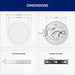 Leviton 5 Inch Round Surface Mount Downlight 12W 900Lm CCT Selectable 2700K/3000K/3500K/4000K/5000K 90 CRI 120V White (SDR50-S1W)