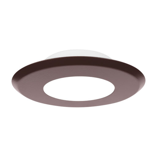 NICOR DLFv5 SureFit 5 Inch LED Flush Mount Downlight Wattage/CCT Selectable 8W/10W/12W 2700K/3000K/3500K/4000K/5000K 120V 90 CRI Round Oil Rubbed Bronze Magnetic Trim (DLF5S120S9OB)