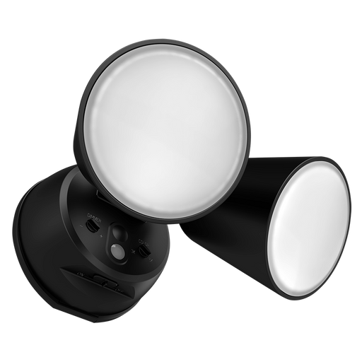 RAB LUMINATOR LED Security Light 20W CCT Selectable 3000K/4000K/5000K Black 120V (L2XB)