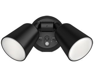 RAB LUMINATOR LED Security Light 20W CCT Selectable 3000K/4000K/5000K Black 120V (L2XB)