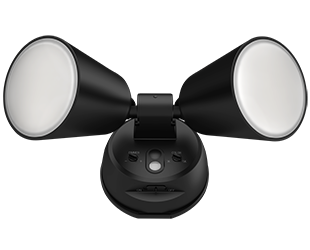 RAB LUMINATOR LED Security Light 20W CCT Selectable 3000K/4000K/5000K Black 120V (L2XB)