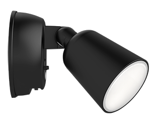 RAB LUMINATOR LED Security Light 20W CCT Selectable 3000K/4000K/5000K Black 120V (L2XB)