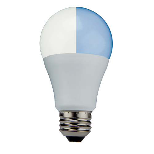 TCP LED 10W A19 Dimmable 2700K/Blue ColorFlip (L60A19D27BF)