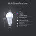 Feit Electric Color Changing A19 Party Bulb (A19/RGBY/6WY/LEDI)