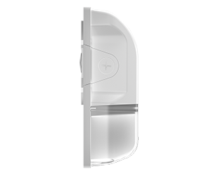 RAB Brisk Mini LED Wall Pack 20W CCT Selectable 3000K/4000K/5000K With Photocell White (BRISK17FA20W)