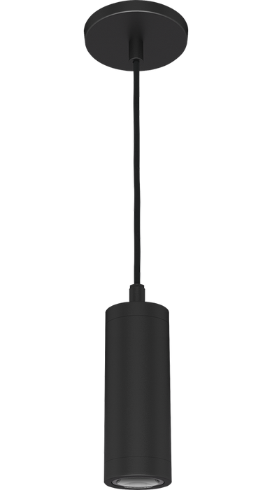 RAB Cylinder Pendant Cord 2 Inch 10W 3500K 120-277V Dimmable 20 Degree Black (CDLED2PC-10W-20D935-K)
